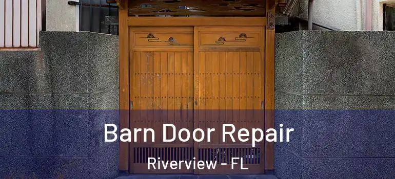 Barn Door Repair Riverview - FL