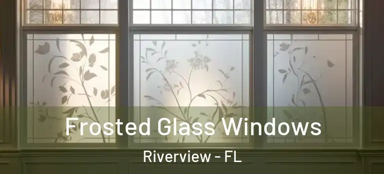 Frosted Glass Windows Riverview - FL