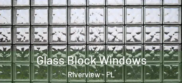 Glass Block Windows Riverview - FL
