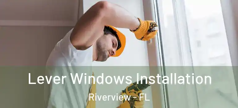 Lever Windows Installation Riverview - FL