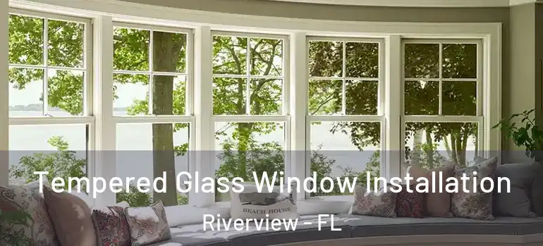 Tempered Glass Window Installation Riverview - FL