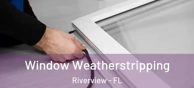 Window Weatherstripping Riverview - FL